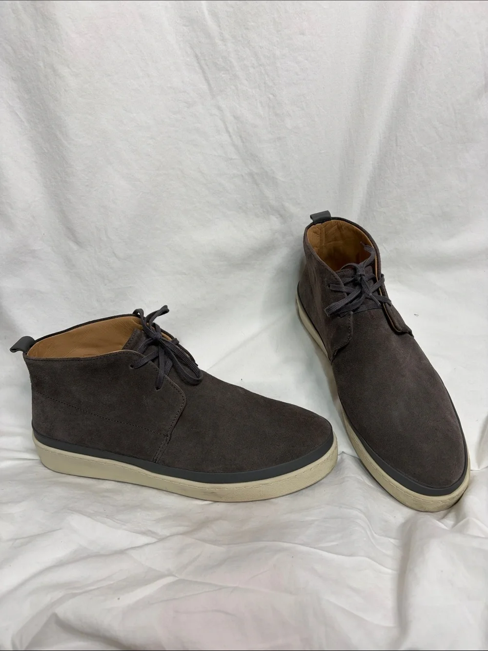 MULO Men's Suede Chukka Sneakers in Dark Brown